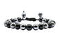 Amazing Gemstone Bracelet for Lymphatic Drainage - Black Obsidian Hematite Bracelet Set for Men Women Healing Calming Anxiety Stress Relief Gifts Pulseras Para Hombres Mujer Stocking Stuffers - color: Lymphatic Drainage
