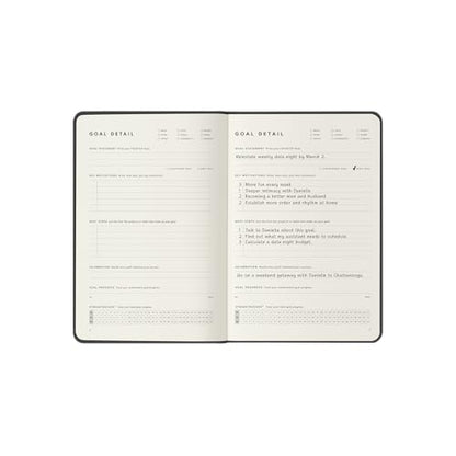 Full Focus Gray Linen Planner by Michael Hyatt - The #1 Daily Planner to Increase Focus, Eliminate Overwhelm, and Achieve Your Biggest Goals - Hardcover - color: Grey
