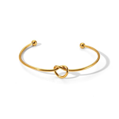 Handmade 925 Sterling Silver Bangle Bracelet Simple Silver/Gold Adjustable Cuff Bangles Durable Stainless Steel bracelet for Men &Women Daily Jewelry Gift for Anniversary Birthday Gift - color: Color 23