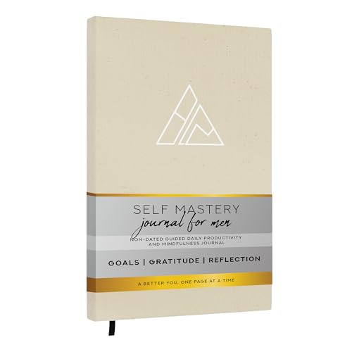 Self-Mastery Gratitude Journal for Women with Prompts - Daily Journal for Womens - Reflection Manifestation Journals for Mindfulness - 5 Minute Journaling for Womens - Guided Journals for Women & Men - color: Cream