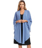 TONGFANTFL Shawls Wraps for Evening Wedding Party Chiffon Scarf Soft Bridal Wraps Wedding Guest Shawl Coverage - color: Dusty Blue