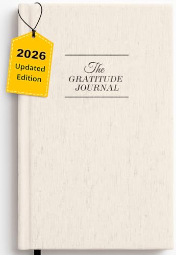 The Original Gratitude Journal - 5 Minute Gratitude Practice with Inspiring Prompts & Quotes for Mindfulness, Reflection & Personal Growth 2026 - Wellness Journal for Men & Women - color: Beige