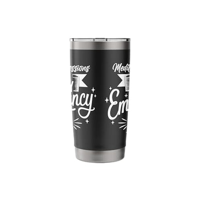 Meditation in Emergency Kit for Mindfulness Lovers Stainless Steel Insulated Tumbler