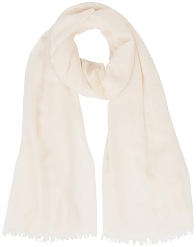INOGIH Large Long Lightweight Cotton Linen Shawl Wrap for Women - Soft Breathable Four Season Scarf Shawl Beach Gauze 75”×40” - color: Beige White