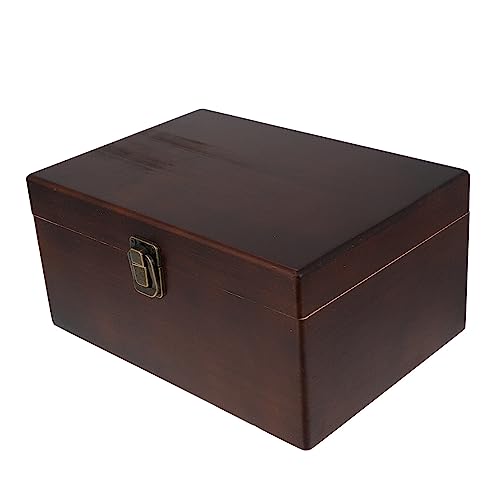 Homoyoyo Multifunctional Storage Bin Wooden Storage Organizer Desktop Wooden Organizer