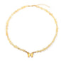 Bohemian Crystal Butterfly Necklaces Stress Relief Anxiety Yoga Pendant,Healing Natural Stone Mantra Choker for Women Teen Girls Friendship Birthday Mothers Day Gift Summer Beach Jewelry - color: Citrine