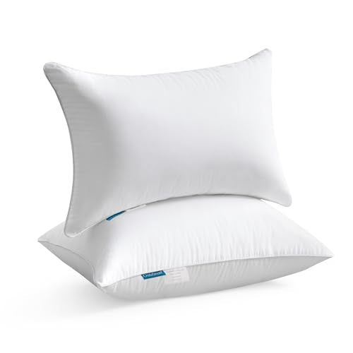 Oubonun 12x20 Lumbar Throw Pillow Inserts 2 Pack, 100% Cotton Breathable Cover Plump Rectangle Square Cushion Inserts White Decorative Pillows for Living Room Bedroom Office - style: 12x20 Inch (Pack of 2)