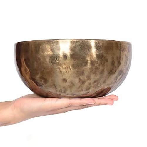 Singing Bowl Meditation, Full Moon Spiritual Decor, Tibetan Mindfulness Gifts Singing Bowls, for Yoga Meditation, Therapy, Chakra Healing(7-7.4in/18-19cm)