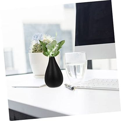 Garneck 2pcs Meditation Zen Ceramics Vase Minimalist Flower Vase for Home Decor Elegant Desktop Accent Water for Zen Rooms Tearooms