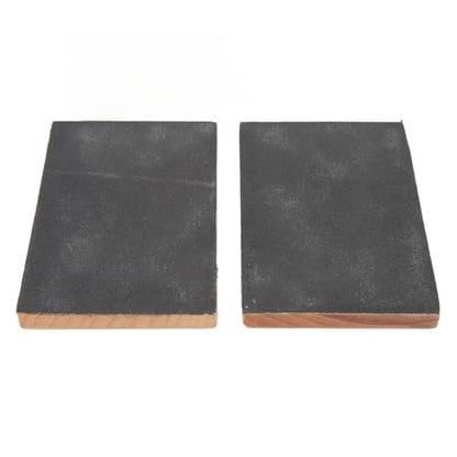 KIMISS 1 Pair Musical Sand Block 10x6cm Wooden Instrument Music Ornaments for ' Rhythm and Percussion Performance