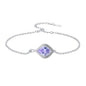 PELOVNY Celtic Knot Bracelet for Women 925 Sterling Silver Infinity Gemstone/Birthstone Bracelets Birthday Christmas Jewelry Gifts for Mom Daughter Wife - color: 02-Filigree-June Birthstone
