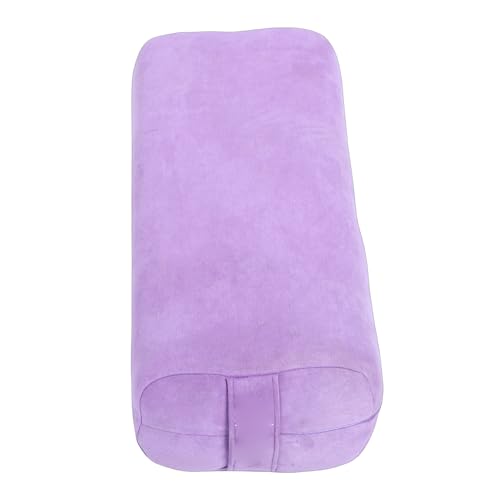 Keenso Meditation Cushion, Supportive Comfortable Floor Pillow with Washable Suede Cover for Yoga Meditation Home Relaxation (Purple) - color: Purple