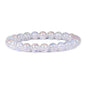 Justinstones Gem Semi Precious Gemstone 8mm Round Beads Stretch Bracelet 7 Inch Unisex - color: Aqua Aura Crackle Quartz