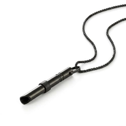 Breathing Easy Necklace, Mindfulness Breathing Stainless Steel Pendant for Stress Relief, Anxiety Management & Smoking Cessation Aid, Intricate Engraving for Men Women - color: Rotating Fidget Ring-Black