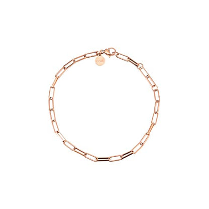 Filigree Stainless Steel Necklaces, Bracelets and Jewelry Sets, Modern Design Jewels, Fashion Accessory for Women, Adjustable Length, Layer Look, Gold, Silver and Rosegold - color: Roségold