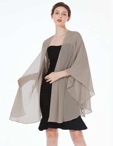 Summer Shawls and Wraps for Women Evening Dresses Bridal Wedding Lightweight Party Travel Chiffon Scarf