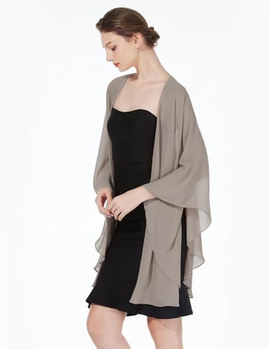 Summer Shawls and Wraps for Women Evening Dresses Bridal Wedding Lightweight Party Travel Chiffon Scarf