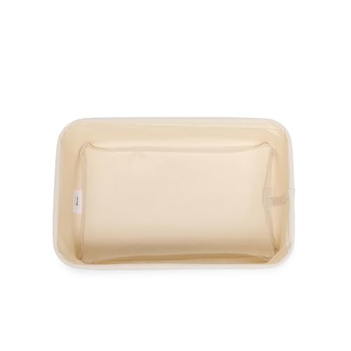 Foldable Storage Bins with Lids Cotton Canvas Rectangular Storage Box Ideal for Organization Lightweight and Durable (11.22 x 2.95 x 4.72) - size: 11.22 x 2.95 x 4.72"