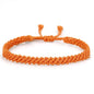 Handmade Braided String Rope Bracelets Simple Adjustable Woven Bracelet Tibetan Buddhist Protection Good Luck Kabbalah Amulet String Boho Summer Surfer Bracelets Waterproof Anklets