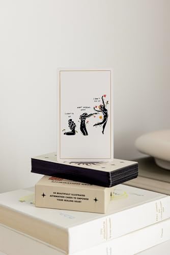 THOUGHT CATALOG Affirmation Deck by Danica GIM, 44 Beautifully Illustrated Cards for Healing and Reflection, Daily Meditation Deck