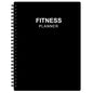 Fitness Planner for Women & Men - A5 Workout Log Book/Exercise Workout Log to Track Weight Loss, GYM, Bodybuilding Progress - Daily Health & Wellness Workout Journals, 5.8X8.25 In Workout Book - style: Black