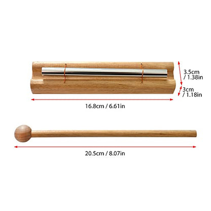 Energy Chime with Mallet Meditation Chimes Mindfulness Hand Bell Classroom Chime for Prayer Yoga Percussion Instrument Reminder Bell Eastern Energies Music Gift