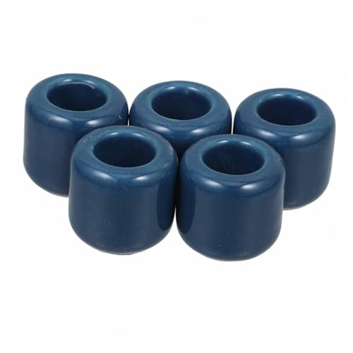 Unomor 5pcs Chime Candle Cup Candlestick Holders for Table Decor Candle Sticks Vintage Style for Dinner Parties - color: Blue