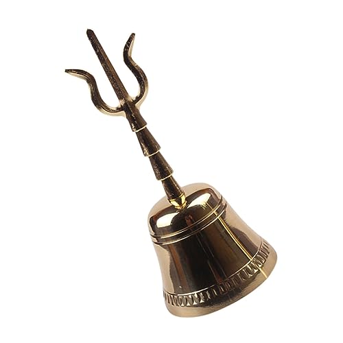 Spiritual Bell Handbell Instrument Buddhism Decor Bells Polished Surface