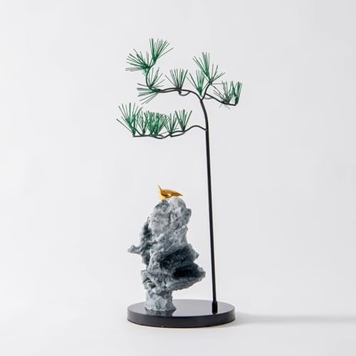 Home Decoration Desk Ornament Chinese Zen Stone Ornaments Men's Desk Decoration Study Shelf Tea Table Bookcase Decoration Statuette for Your Desk - Bookshelf - Dinning Tabl