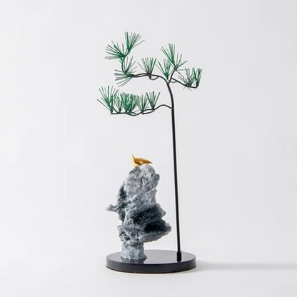 Home Decoration Desk Ornament Chinese Zen Stone Ornaments Men's Desk Decoration Study Shelf Tea Table Bookcase Decoration Statuette for Your Desk - Bookshelf - Dinning Tabl