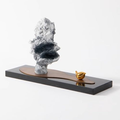 Home Decoration Desk Ornament Zen Resin Rockery Chinese-Style Tabletop Decorations Home Study Entrance Decorations Office Decorations Statuette for Your Desk - Bookshelf - Dinning Tabl