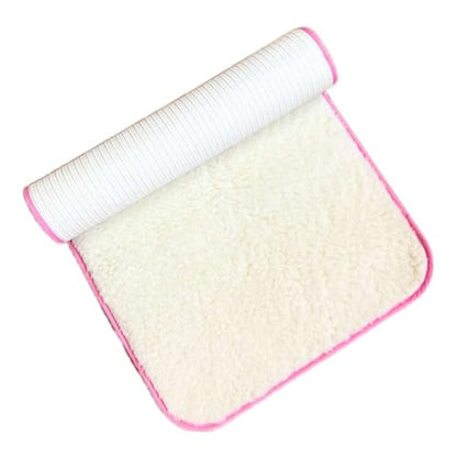 Le Mat Natural Eco Friendly Protective Merino Sheep Wool Soft Meditation Yoga Therapy Exercise Mat - color: Pink, size: Compact