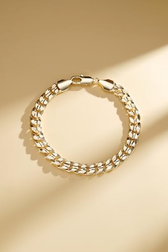 Bracelet for Women 14K Gold Plated Dainty Chain Simple Jewelry - style: Cuban Link Chain