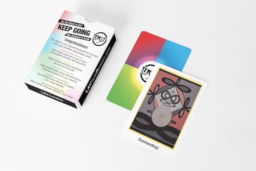 Keep Going | Deck of Cards | Tool for Self-Consiousness w/Questions, Affirmations, Motivational, & Stops Based on Your own Intuition: Trust Your Instincts | LA Visual Reason