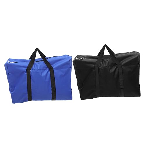 2pcs Quilt Storage Bags Oxford Cloth Luggage Bag for Moving Multi-use Outdoor Storage for Clothes and Bedding Organization