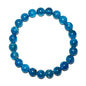 Single-pack of pure gemstone bracelets… - color: 8MM-Blue-Apatite