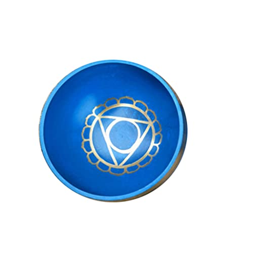 Colorful Singing Bowl Bowl Buddha Sound Copper Bowl Handmade Yoga Meditation Sound Bowl Ornament for Healing Prayer，D Wood Stick - color: D, size: Wood Stick