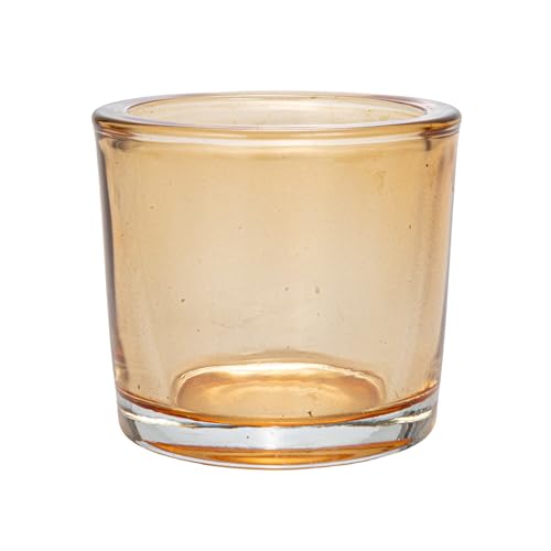 Bloomingville Yoga Figure and Glass Votive Candle Holder Set, Multicolor, Set of 7