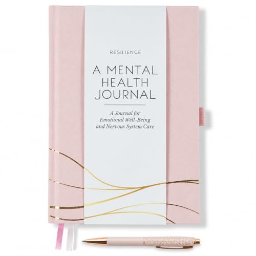 Mental Health Journal – 90 Days of Nervous System Regulation, Anxiety Relief & Emotional Resilience | Guided Daily Prompts + Safety Sequence Card + QR Bonus | Premium Hardcover Gift by a Nervous System Educator - color: Pink