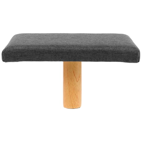Portable Stool with Cushion Height Adaptable Bench for Adults Balance Seat for Prayer and Floor Sitting Support in Grey