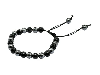 Amazing Gemstone Bracelet for Lymphatic Drainage - Black Obsidian Hematite Bracelet Set for Men Women Healing Calming Anxiety Stress Relief Gifts Pulseras Para Hombres Mujer Stocking Stuffers - color: Lymphatic Drainage
