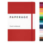 PAPERAGE Lined Journal Notebook, Hardcover Journal for Women & Men, 160 Pages, (5.6 in x 8 in), College Ruled Journaling Notebook for Work, School Supplies & Note Taking, (Red) - color: Red, style: A. Lined