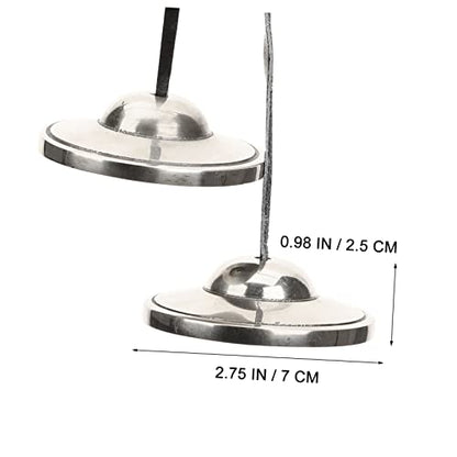 Tibetan Tingsha Cymbals Handcrafted Meditation Bell for Yoga and Mindfulness Compact Design for Easy Carrying Unique Long Ringing Tone for Meditation and Relaxation