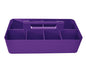 8 Compartments DIY Dividers,Large caddy, Multi Purpose, Simple, Portable, Stackable, Modern Solution for School, Office,MADE IN USA (Royal Purple) - color: Royal Purple