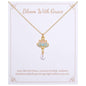 Lotus Flower Necklace for Women, Gold Chain with Lotus Pearl Pendant Meditation Yoga Relaxation Jewelry Gift - style: Blue-Lotus Gold