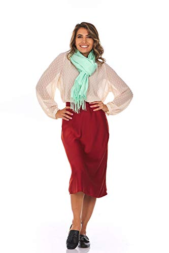 Shawl Wrap for Women Large Pashmina Scarf Evening Dress Bridesmaid Wedding Bridal - color: Mint Green
