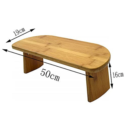 Meditation Bench, Foldable Meditation Bench, Wooden Meditation Table, Kneeling seat on The Floor, Suitable for Meditation Posture/Fitness Bench/A / 50 * 19 * 16cm