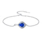 PELOVNY Celtic Knot Bracelet for Women 925 Sterling Silver Infinity Gemstone/Birthstone Bracelets Birthday Christmas Jewelry Gifts for Mom Daughter Wife - color: 02-Filigree-September Birthstone