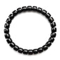 Zen Dear Unisex Natural Ebony Wood Buddhist Prayer Bead Necklace Bracelet Tibetan Prayer Mala Beaded Black - style: 7mmx8mm 28barrel beads