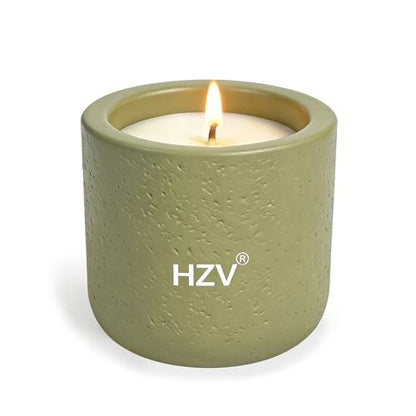 Manly Stress Relief Scented Candle for Men, Soy Wax Moss Forest Aroma Candle, 25H Long Lasting Clean Burning for Relax Meditation Yoga Spa, Unique Candle Gifts for Father Husband Boyfriend